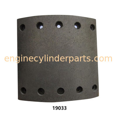 Spare Parts Truck Brake Lining For Bergische Achsen WVA 19033 None Asbesto